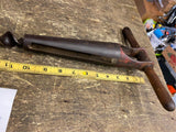 1900's T-Handle Tapered Auger Barrel Keg Bung Hole Wagon Wheel Hand Vtg Tools!