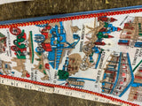 Vtg 70's New Orleans Birthplace Of Jazz Souvenir Pennant Flag Banner Souvenir!