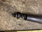 1900's T-Handle Tapered Auger Barrel Keg Bung Hole Wagon Wheel Hand Vtg Tools!