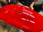 Rear Fender Real Red Diamond Ice Harley Fatboy 2002 FLSTF 00^ Nice!