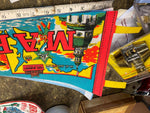 Vtg 70's Maryland State Flower Fort Mchenry Souvenir Pennant Flag Banner Capital