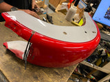 Rear Fender Real Red Diamond Ice Harley Fatboy 2002 FLSTF 00^ Nice!