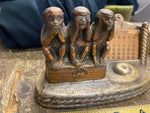 Terminal Tower Cleveland OH See no Evil Antique Desk Calendar Display Souviner!