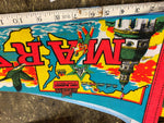 Vtg 70's Maryland State Flower Fort Mchenry Souvenir Pennant Flag Banner Capital
