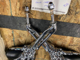 Kuryakyn skeleton hand motorcycle mirrors Harley chopper Softail Sportster FLH