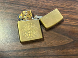 Vintage 1995 American Bald Eagle Brass Barrett Smythe Zippo Lighter USA