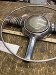 Vtg 1946-48 Pontiac Steering Wheel Horn Button assy Banjo Chevy Dodge Hot Rod!