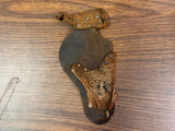 VTG 1950s Rare Leather Wyandotte? Toy Holster For Cap Shooting Toy