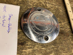 Titan Motorcycle co Points Timer Cover Emblem Vtg Chopper Billet Harley Evo S&S