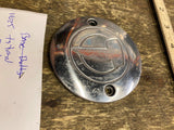 Titan Motorcycle co Points Timer Cover Emblem Vtg Chopper Billet Harley Evo S&S