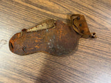 VTG 1950s Rare Leather Wyandotte? Toy Holster For Cap Shooting Toy