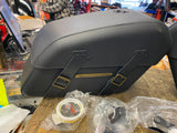 H-D Detachables Saddlebags Brass Trim OEM Harley M8 Breakout Fatboy FLFB FXBR