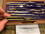 1800s Antique Compas Superieurs Brevetes SCDG Antique French Drafting Tool Set!