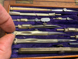 1800s Antique Compas Superieurs Brevetes SCDG Antique French Drafting Tool Set!