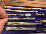 1800s Antique Compas Superieurs Brevetes SCDG Antique French Drafting Tool Set!
