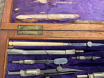 1800s Antique Compas Superieurs Brevetes SCDG Antique French Drafting Tool Set!