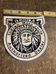 Vtg Indian Moto Cycles Dealer Patch Power Plus Motorcycle Scout Chief 1920's Acc