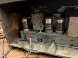VTG 1940s Philco AM Police Band Tube Radio Model 40-115 Parts or Repair