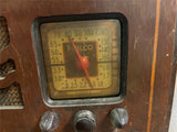 VTG 1940s Philco AM Police Band Tube Radio Model 40-115 Parts or Repair