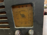 VTG 1939 Detrola Wooden Table Top Tube Radio Black Parts or Repair Model 283