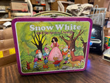 Vintage 1980 Made In USA Ohio Art Snow White And The Seven Dwarfs Lunchbox Metal