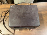 VTG 1950s Mallory Television Turner, Brown/Burgundy Bakelite Tube Parts/Repair