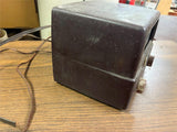 VTG 1950s Mallory Television Turner, Brown/Burgundy Bakelite Tube Parts/Repair