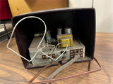 VTG 1950s Mallory Television Turner, Brown/Burgundy Bakelite Tube Parts/Repair