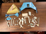 VTG 1970s Dinky Toys Star Trek Kilgon? Baddle Cruiser Hard Plastic Toy Assembly