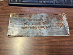 Vtg Antique Original 1915 Pennsylvania License Plate 81336 Blue Enamel