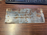 Vtg Antique Original 1915 Pennsylvania License Plate 81336 Blue Enamel