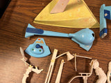 VTG 1970s Dinky Toys Star Trek Kilgon? Baddle Cruiser Hard Plastic Toy Assembly