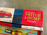 Vintage 1960s Made In USA Ohio Art Switch & Dump Train Toy No. 601 Original Box