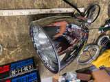 Stretched Billet Headligth Harley Custom Chopper Big Dog Ironhorse 5 3/4 Extende