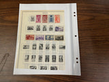 VTG 1945-1954 World War 2 Era France 12f Postage Stamps Collectible Sheet