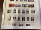 VTG 1945-1954 World War 2 Era France 12f Postage Stamps Collectible Sheet