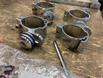Detachable Windshield Mounts brackets Harley OEM Adj Softail Sportster Dyna FX