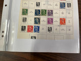 VTG 1945-1954 World War 2 Era France 12f Postage Stamps Collectible Sheet