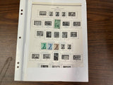 VTG 1954-1963 Fiji & Ghana 1/2d-6d Stamp Sheet Page Collectibles Assortment Mint