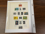 VTG 1954-1963 Fiji & Ghana 1/2d-6d Stamp Sheet Page Collectibles Assortment Mint