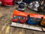 Wind up toy Train Zig Zag Western Comic Tin Steam Engine Locomotive