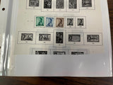 VTG 1954-1963 Fiji & Ghana 1/2d-6d Stamp Sheet Page Collectibles Assortment Mint