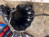 Vtg Flying Pig Wings Bell Wind Chime Cast Iron Antique Hanging Decor Collectible