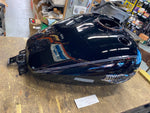 2008^ Road King Gas Fuel Tank Harley Vivid Black Emblems Twin Cam M8 Silver Nice