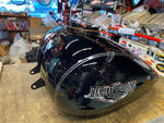 2008^ Road King Gas Fuel Tank Harley Vivid Black Emblems Twin Cam M8 Silver Nice