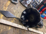 Vtg Flying Pig Wings Bell Wind Chime Cast Iron Antique Hanging Decor Collectible