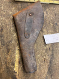 OEM Original WW2 Brown Leather Button Holster S&W 1944 Special 38 WW11 Patina