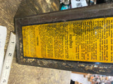 1900's Antique WONDER MIST auto cleanser & polish Oil Gas Can Vtg Pope Advertisi
