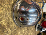 Vtg Bates KD Headlight 5 3/4 Chopper Old Skool Bottom mount Nice Wide Glide 70's