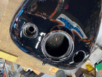 2008^ Road King Gas Fuel Tank Harley Vivid Black Emblems Twin Cam M8 Silver Nice